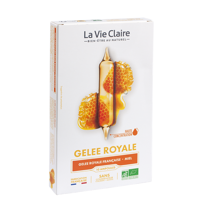 Gelée royale française 10 ampoules bio - système immunitaire - La Vie Claire